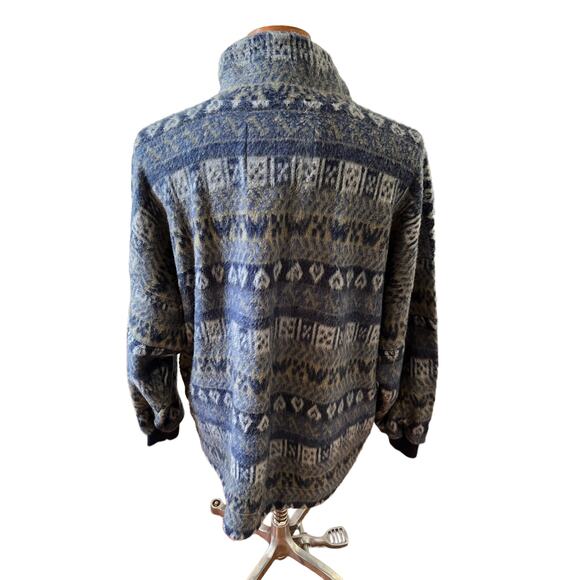 Vintage Y2K  Express French Country fleece jacket L - Picture 5 of 7